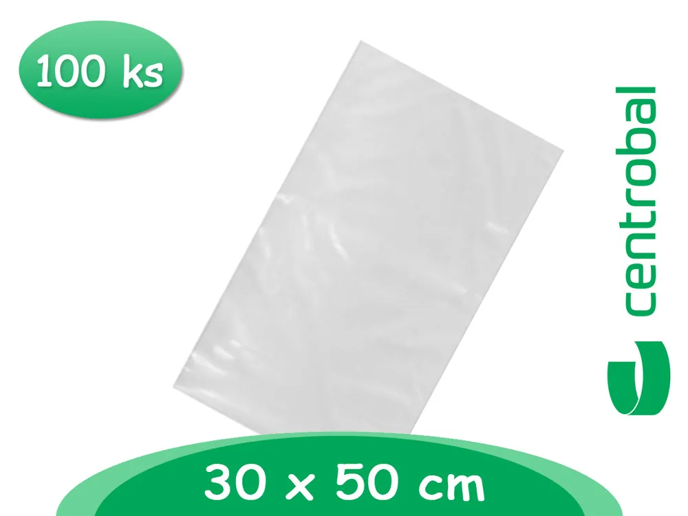 Sáček LDPE 300 x 500 / 0,050 mm, 100 ks