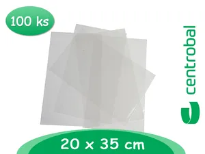 Sáček PP 20x35cm (100ks) rovné ploché dno