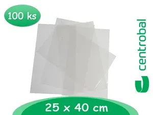 Sáček PP 25x40cm (100ks) rovné ploché dno