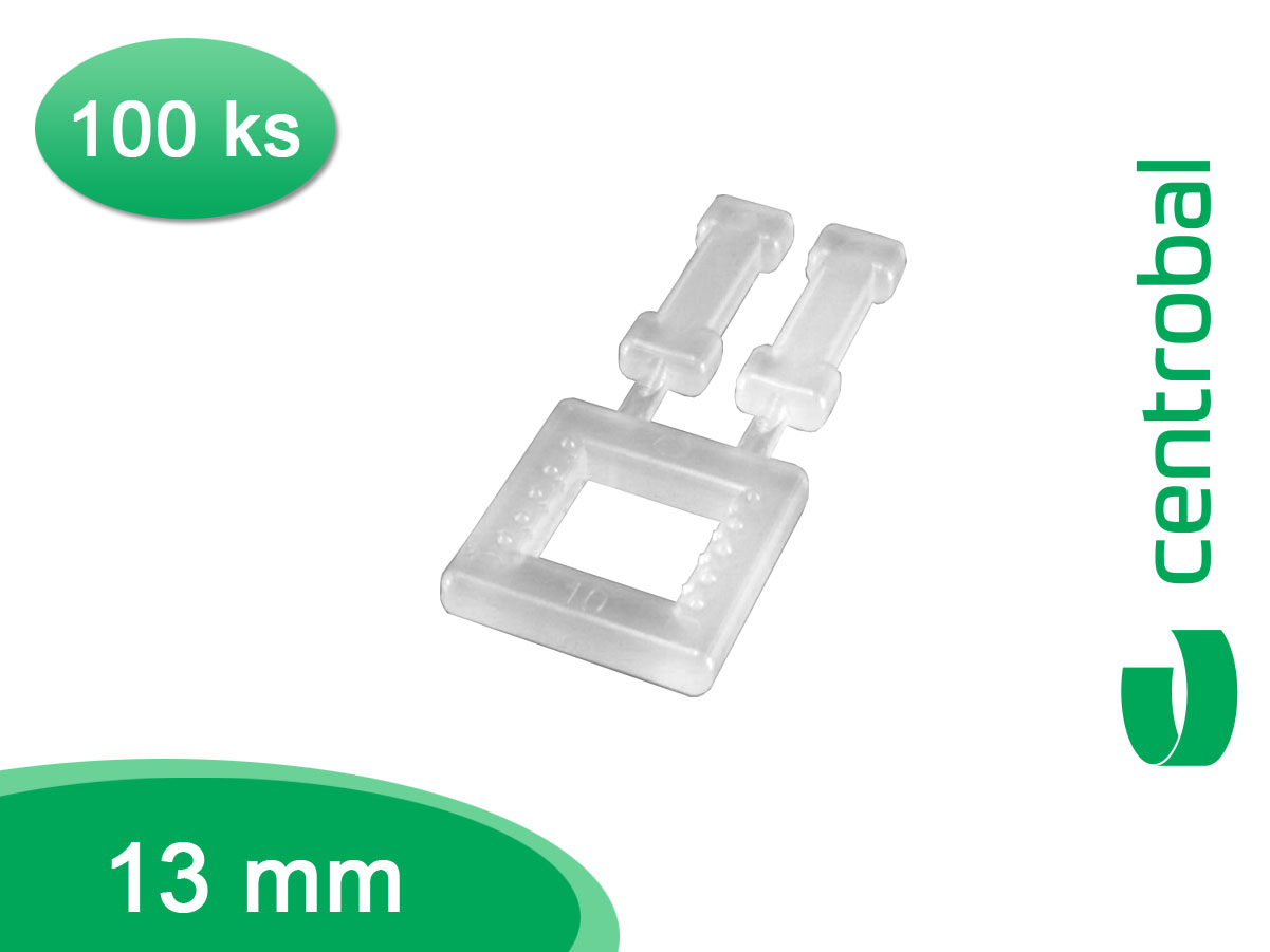 Spona plastová PP 13 mm Balení 100 ks