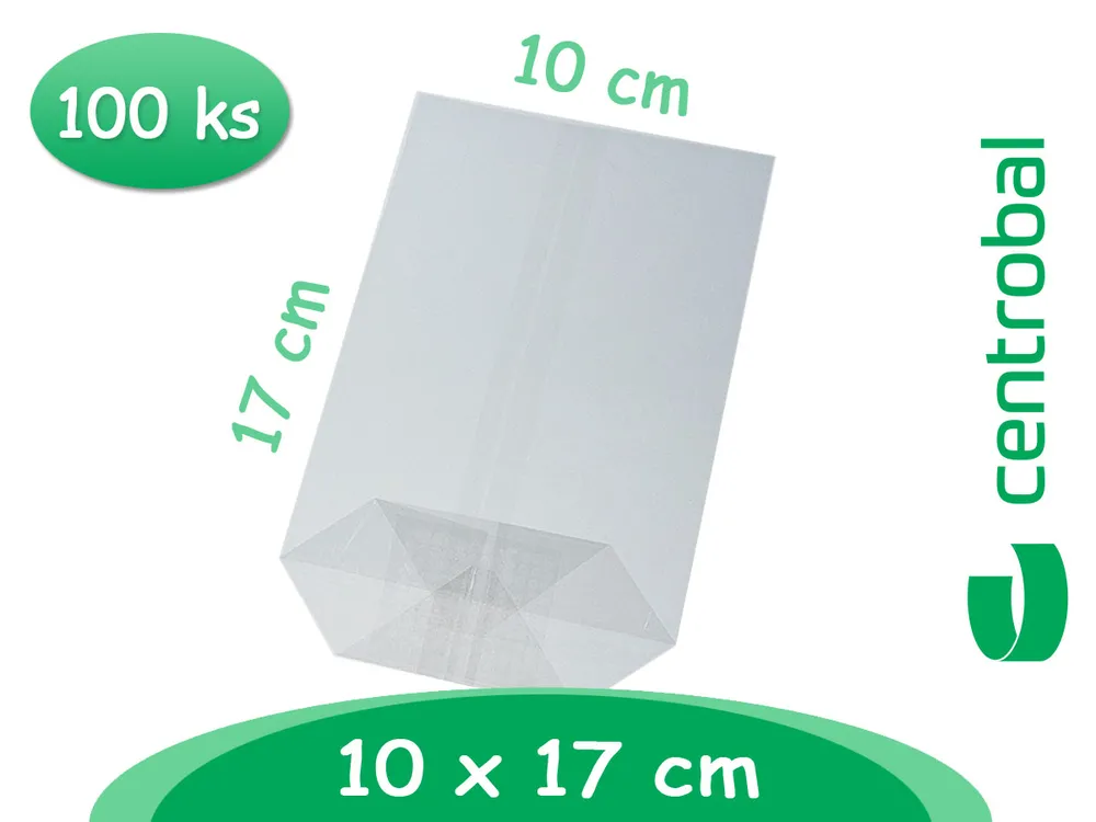 Sáček PP 100 x 170 mm Křížové dno (100ks)