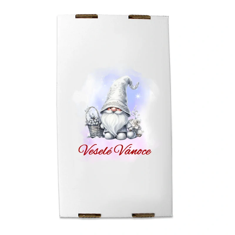 Krabice s víkem na cukroví skřítkové MIX1kg ( dno+víko)