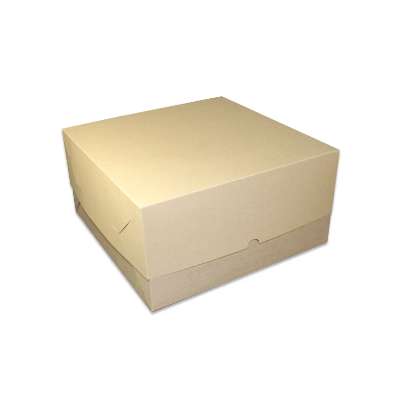 Dortová krabice 29x29x15 cm KRAFT - Hnědá  (dno + víko)