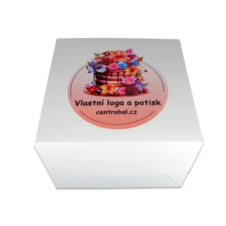 Dortová krabice vysoká s vlastním potiskem