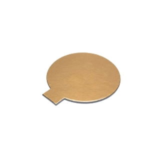 Podložka pod zákusek 8cm - zlatá jednostranná