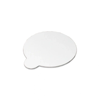 Podložka pod zákusek 8cm - bílá