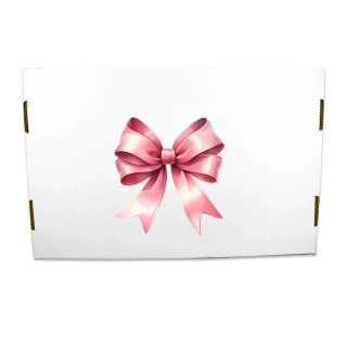 Krabice s víkem na cukroví Mašle ( dno+víko)